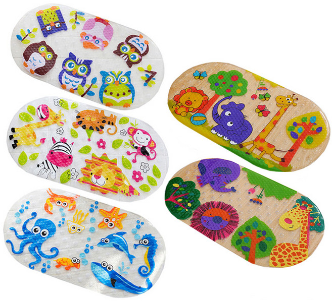 애니멀즈 욕실 매트 69 x 38 cm, 바다이야기, 1개