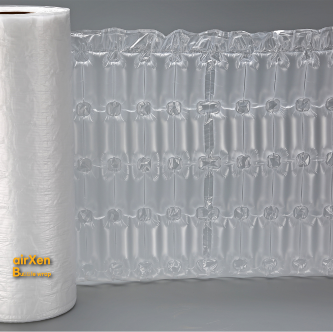 [에어젠버블랩] 에어스틱 4튜브 에어쿠션포장 폭40cm*300m 18um (포장완충재 뽁뽁이 버블쿠션 택배포장), 1개