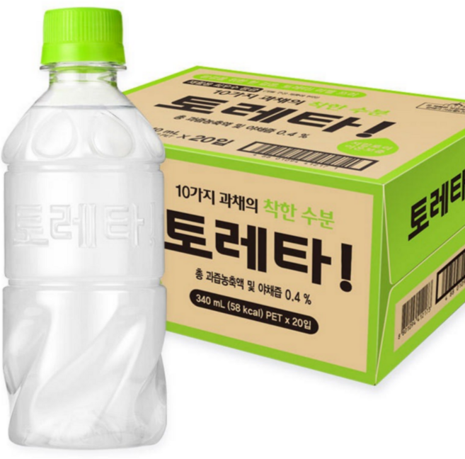 시원하고 상쾌한 토레타 무라벨 340ml, 40개