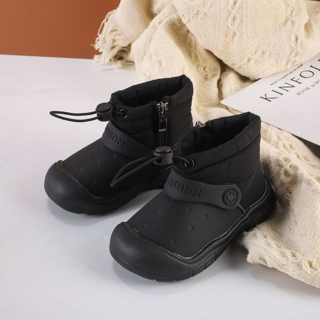 兒童雪地靴 防水保暖中大童短靴