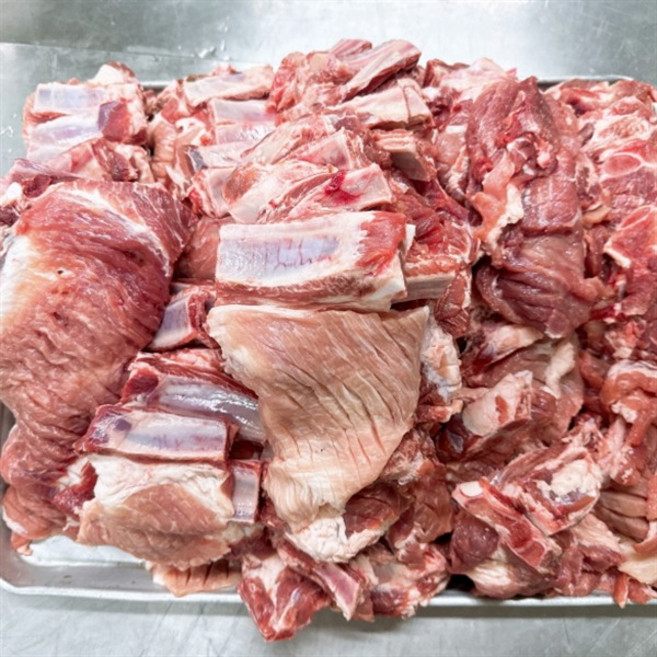 한돈 수제 돼지갈비 1kg 양념 돼지갈비 구이 바비큐 양념갈비, 1개