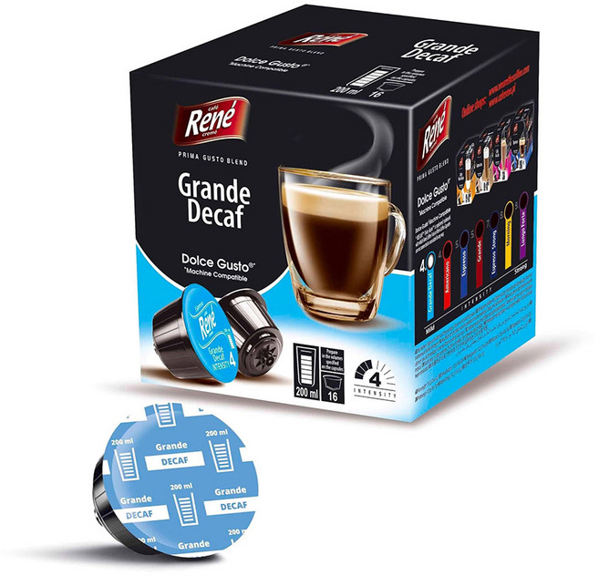 네스카페 돌체구스토캡슐커피 호환 디카페인커피, 1박스, 16개입