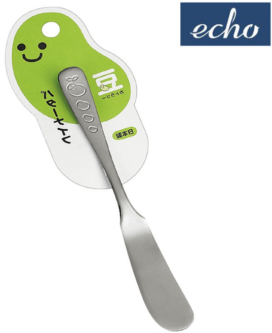 일본 에코 콩 캐릭터 잼 버터 나이프 (1709-382) 버터바르기 잼바르기, 2개, 본상품