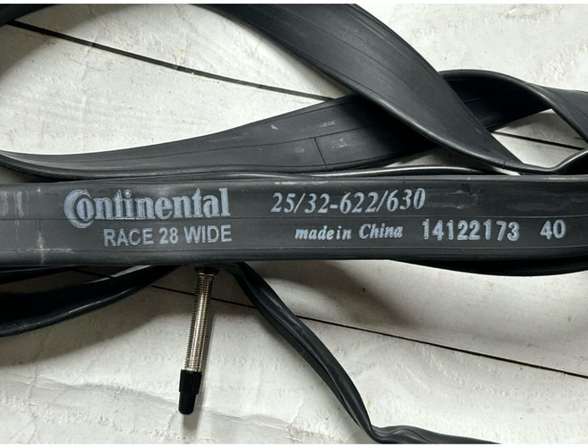 Continental 馬牌 Race 28 法式 700x25/32C 公路車法嘴內胎 (42mm/60mm), 1個, 60mm