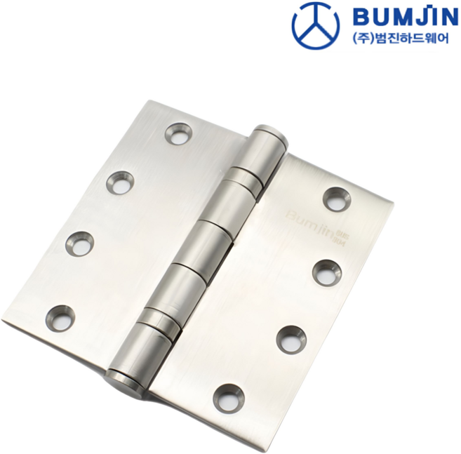 범진 스텐경첩 4035 헤어라인 일반경첩 1갑 3개입 목문 철문 방화문 도어경첩 방문 정첩, 1세트