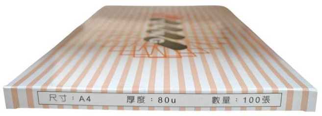 護貝膠膜 A4尺寸 80u厚度 100張, 1個, A4 約220x306mm 100入, A4 約220x306mm