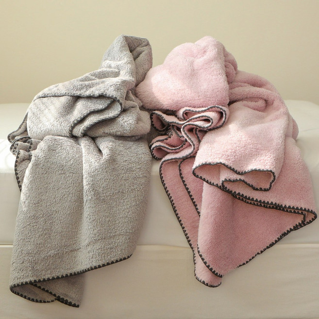 털이 안빠지는 양털 극세사 담요 2colors