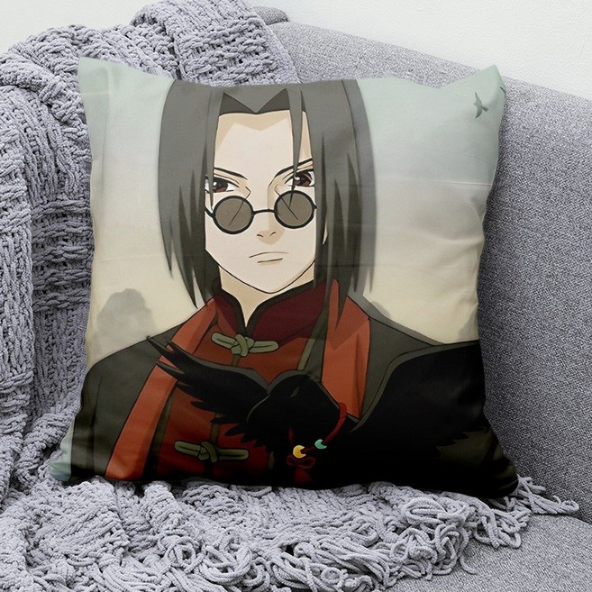 나루토 질풍전 쿠션 베개 방석 소파 거실 인테리어 장식 굿즈 사스케 이타치 오비토 미나토, HYRZ-16