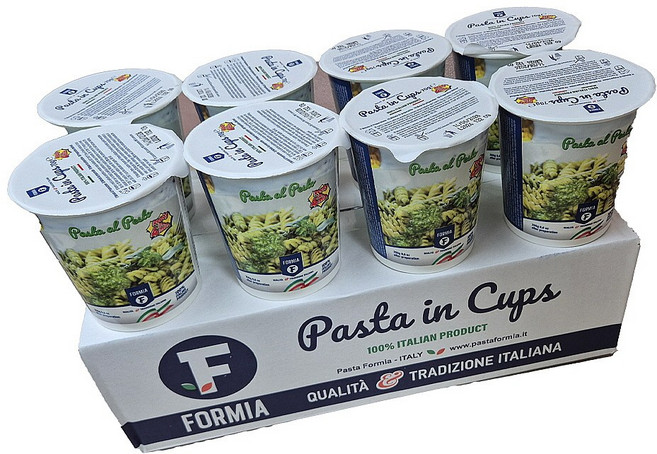 이탈리아 포르미아 푸질리 바질페스토 파스타 (번들 실속 할인팩), 8개, 70g
