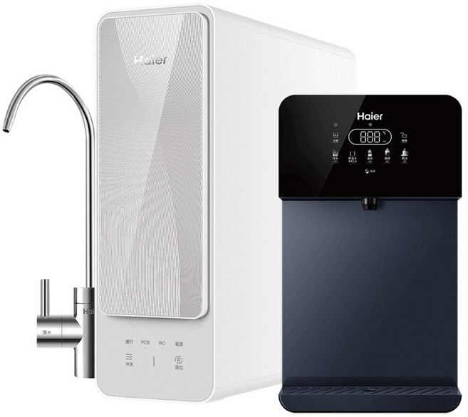 Haier海爾 壁掛UV瞬熱飲水機(黑) RO1000G淨水器