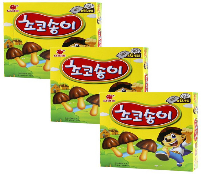 오리온 초코송이 216g(6p)x3, 216g, 3개