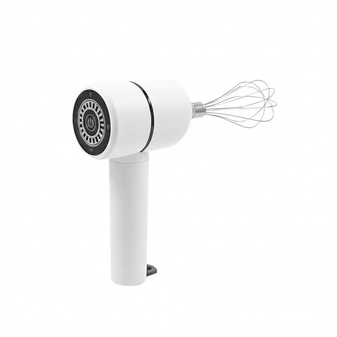 디프 무선 모터 전동 거품기 휘핑기 우유거품기 핸디형 미니믹서, 1개, 화이트