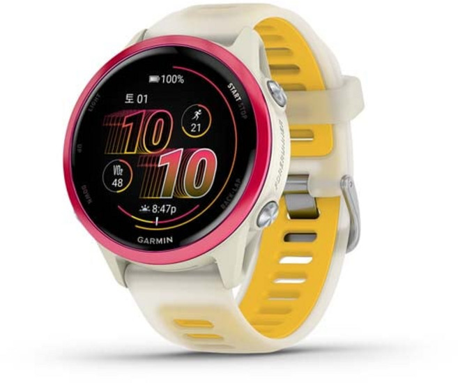 가민 포러너 570 러닝 GPS 스마트워치 본/라즈베리/망고 42mm, 가민 포러너 570 러닝 GPS 스마트워치 본/라즈베리, 본/라즈베리, 40