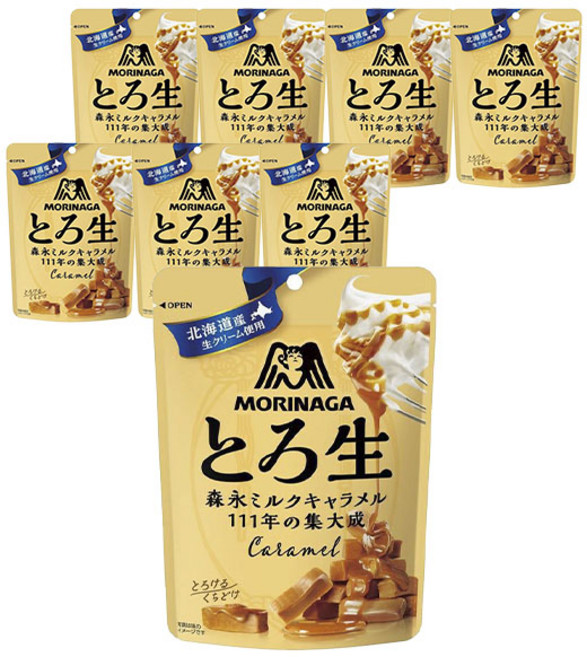 MORINAGA 森永 北海道綿密焦糖, 8個, 60g