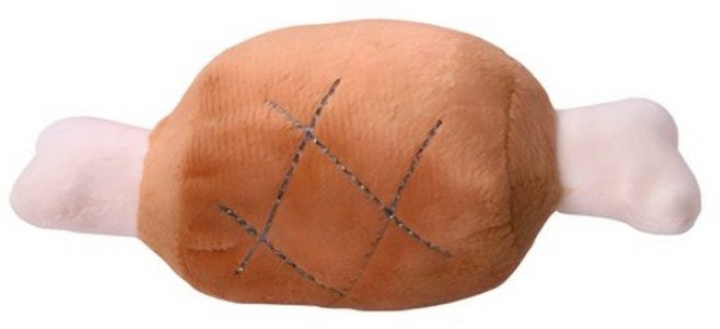 봉시리즈 삑삑이 애견 봉제장난감, 갈비, 1개