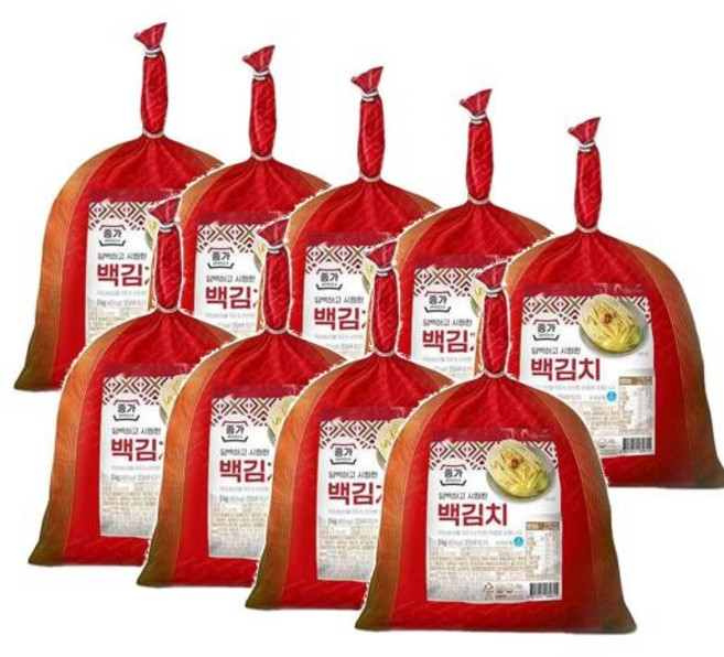 종가 담백하고 시원한 백김치, 9개, 3kg