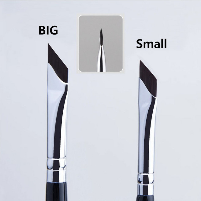 2종 블레이드컷 아이라이너 브러쉬 아이라인브러쉬 (Big & Small), 1개