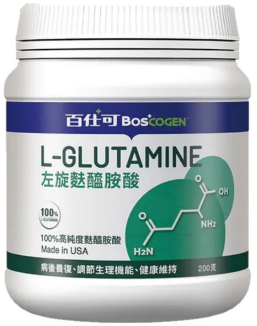 Bos'COGEN L-GLUTAMINE 左旋麩醯胺酸 200g, 1個