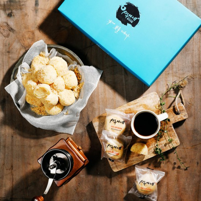 시루아네 옥수수떡 25개/개별포장/답례떡/떡선물세트/간식/디저트, 01. 시루아네 옥수수떡 25개