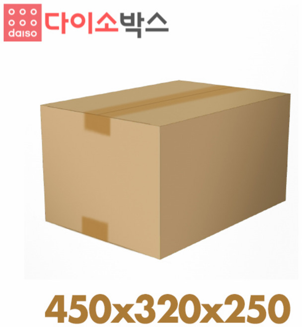[다이소박스] 택배박스 176호 (450x320x250mm), 30개