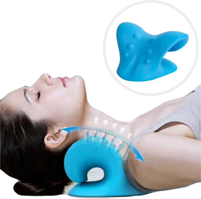 거북목 탈출 C-커브 목베개, 1개