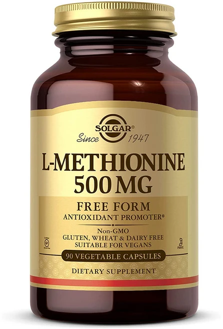 솔가 메티오닌 아미노산 500mg 90캡슐 x 1통 L-Methionine, 1개, 90정 - 쿠팡