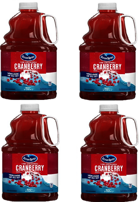 오션스프레이 크랜베리 주스, 3L, 4개