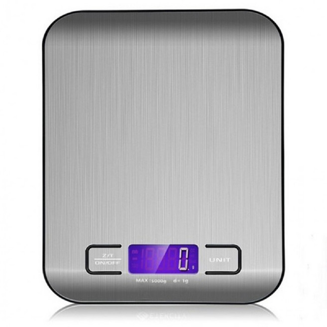 웰닷 디지털 전자 주방 저울 3kg 이유식 베이킹 요리 가정용, W-3000, 실버