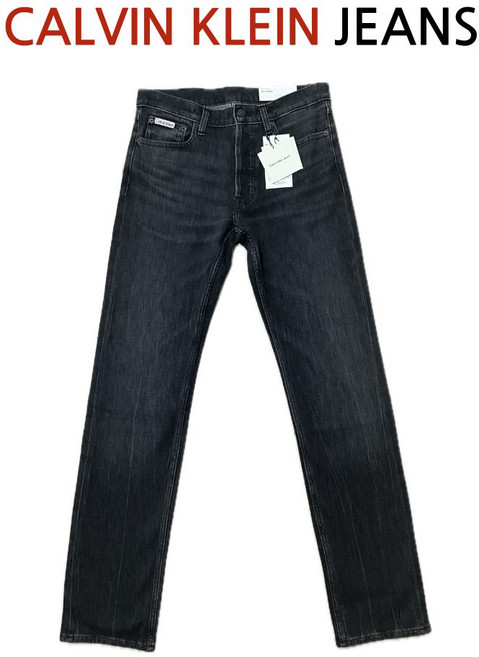 캘빈클라인진 정품 CK 청바지 일자 블랙워싱 남성 (34사이즈~36사이즈)