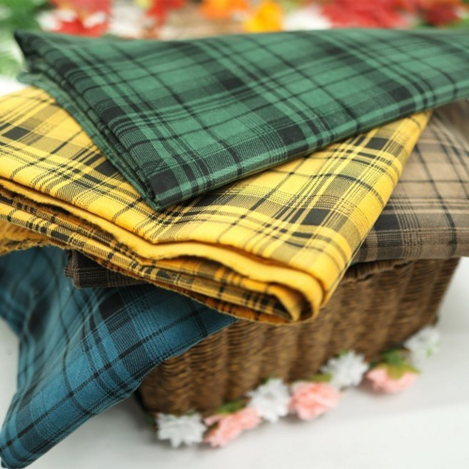 면 벨로아 16수 스판 4종, 140cm x 90cm 1마, 옐로우