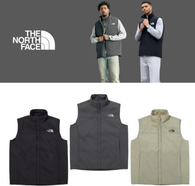 (국내 100%정품) 노스페이스 남성 경량 패딩 조끼 따뜻한 착용감 패딩조끼 남성조끼패딩 가을조끼패딩 실내 조끼패딩 직장인 조끼패딩 아빠 조끼패딩 사무실 조끼패딩 간절기 조끼패딩