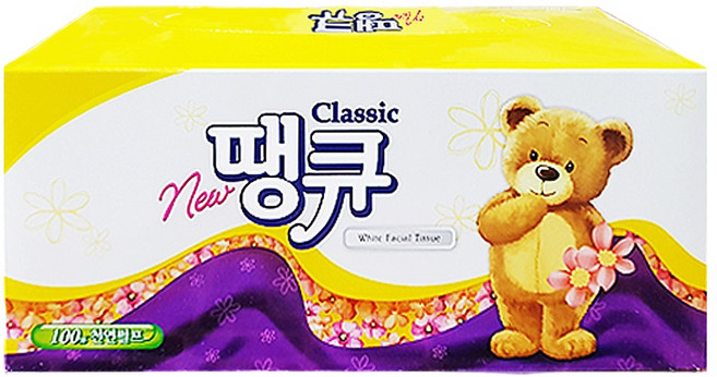 땡큐 천연펄프 각티슈, 200매, 3개