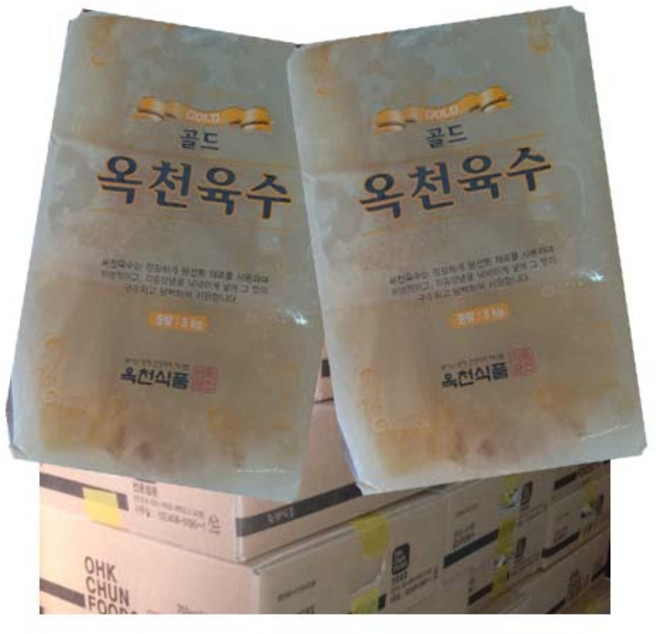 옥천 골드 벌크 냉면육수-1박스(5kgx2개) 냉면 전문용 냉면육수, 2개, 5kg