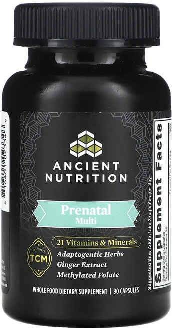 Ancient Nutrition 프리네이틀 멀티 캡슐 90정, AncientNutrition프리네이틀멀티캡슐90정, 1개 - 쿠팡