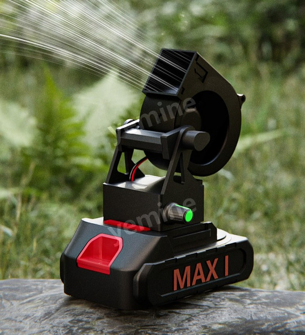 마키타 공구 배터리 호환 무선 휴대용 선풍기 블로워, 향상된 무단변속 블로워