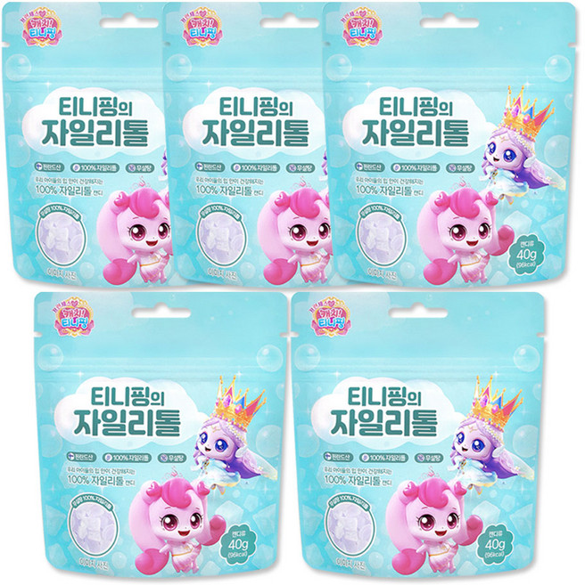 캐치티니핑 티니핑의 자일리톨 캔디, 5개, 40g