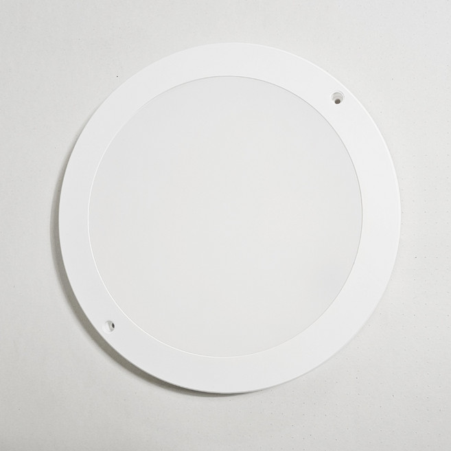 LED 엣지슬림 원형직부 10인치 24W 플리커프리 베란다 복도등 주광색 하얀빛, 1개