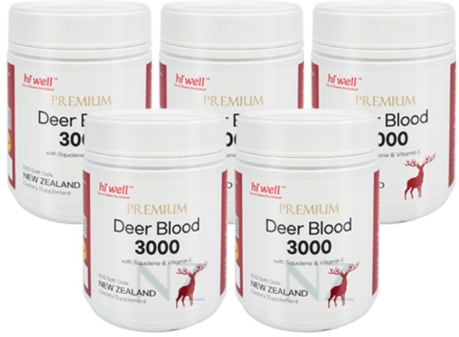 하이웰 프리미엄 녹혈 3000 소프트젤, 5개, 500정