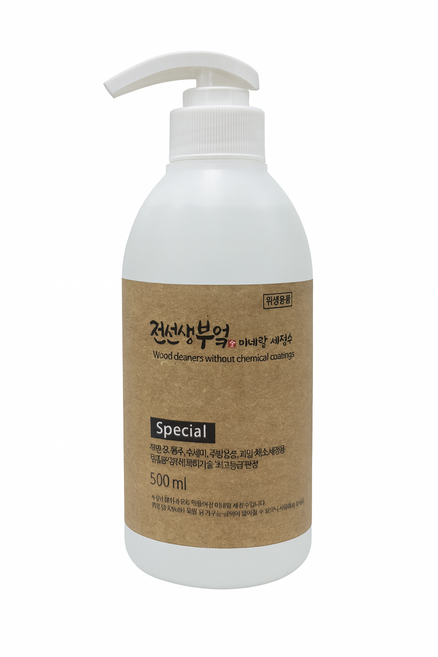 전선생부엌 고농축 미네랄 100% 천연 주방세제 과일세제, 1개, 500ml