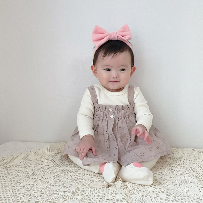 6개월아기 원피스 돌아기 레이스 원피스