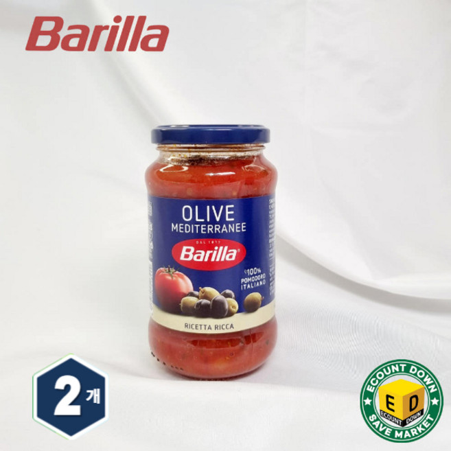 바릴라 올리브 스파게티 소스, 2개, 400g