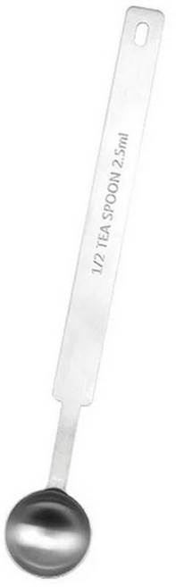 스테 측정 스푼 베이킹 도구 커피 차 베이킹용 주방, 3. 2.5ml, 1개