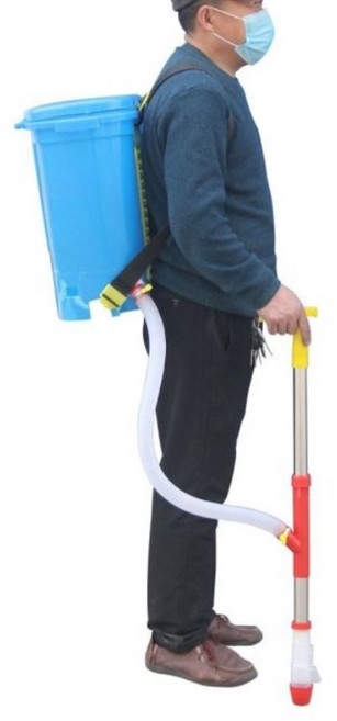 주입기 PVC 비료 비료주는 살포기 기계 정량투입기 투입기 20L, 11 수동 제어량 PVC 시비+점비+두꺼운 통, 1개