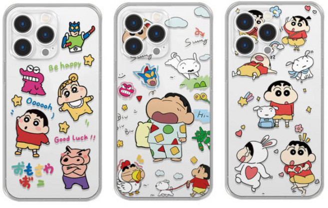 신나고 귀여운 짱구 투명 케이스