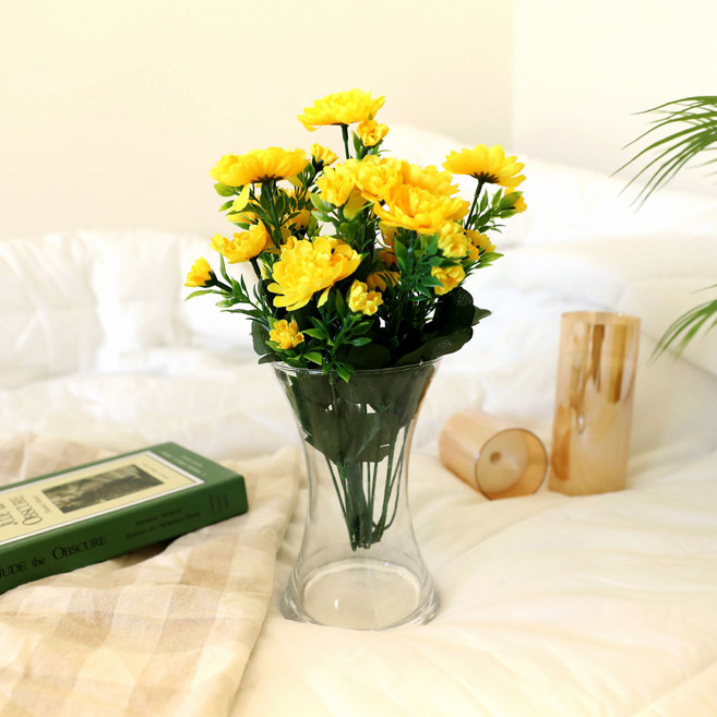 성묘 고급 조화 국화 꽃다발 13대 신국화 3P세트, 옐로우 3P, 1개