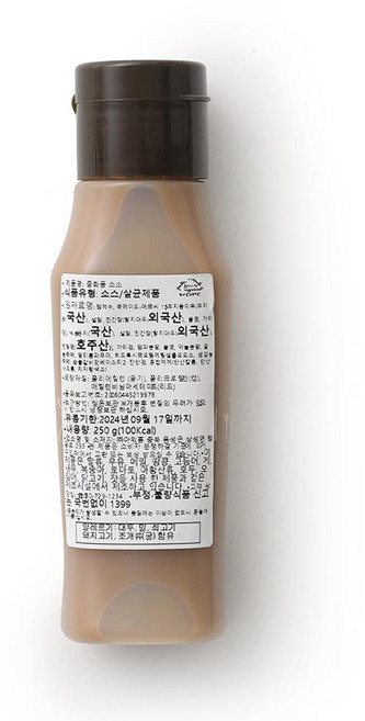 아워홈 중화풍소스 250g, 1개