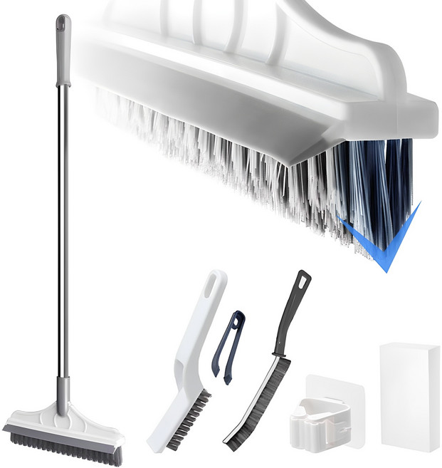 5종 세트 퍼펙트 화장실 청소솔 틈새 청소 솔 욕실 청소도구 매직블럭 집게 화장실솔 청소용품 욕실솔 브러쉬 바닥솔, R89108W(화이트, 화이트, 1개