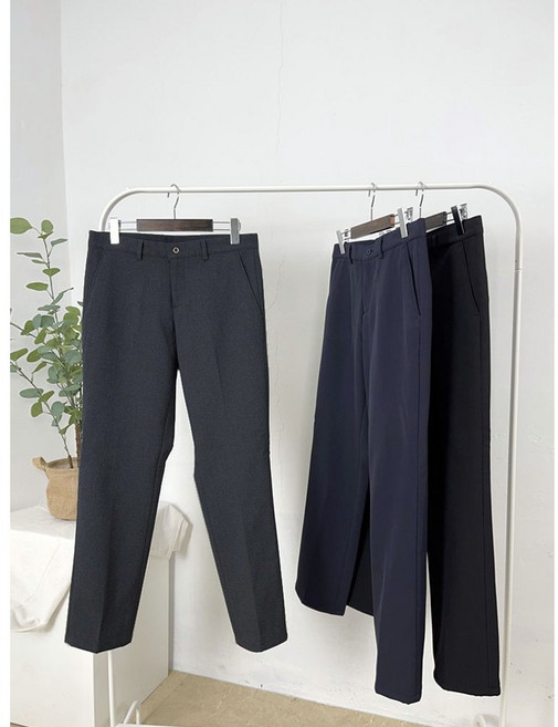 남자 발열기모 9부 내추럴 일자핏 겨울 슬랙스