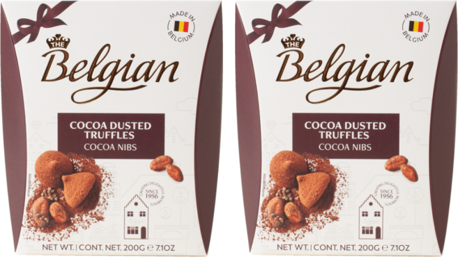 벨지안 트러플 초콜릿 코코아닙스 200g X 2개 벨기에 수입 프리미엄 디저트 선물용