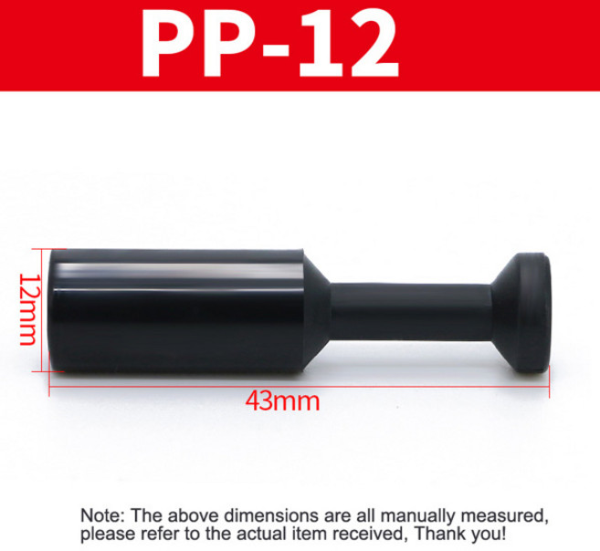10 Pcs 공압 커넥터 플러그 플라스틱 10mm 에어 16MM 6mm PPF 파이프 12mm 씰링 호스 14mm 8mm PP 4mm, 1PCS